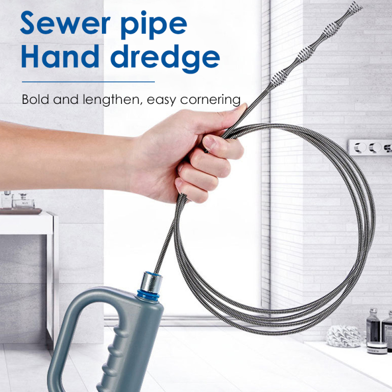 Drain Snake Flexible - 10M Thoát Unblocker Linh Hoạt Cần
