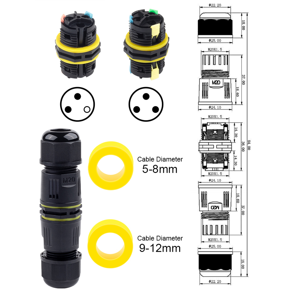1PCS IP68 M20 Adapter Wire Con - đánh giá và giá Push Fit Connector
