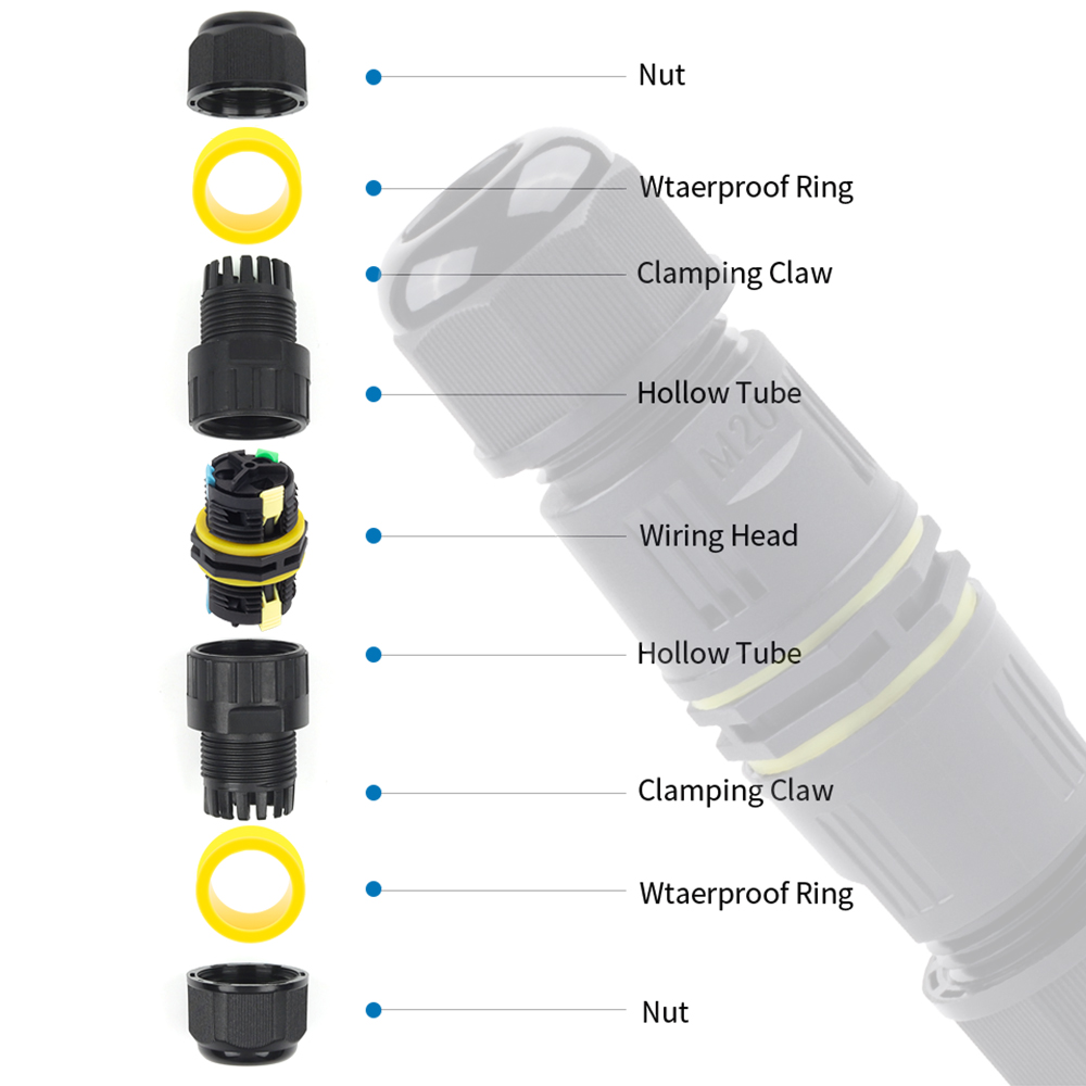 1PCS IP68 M20 Adapter Wire Con - đánh giá và giá Push Fit Connector