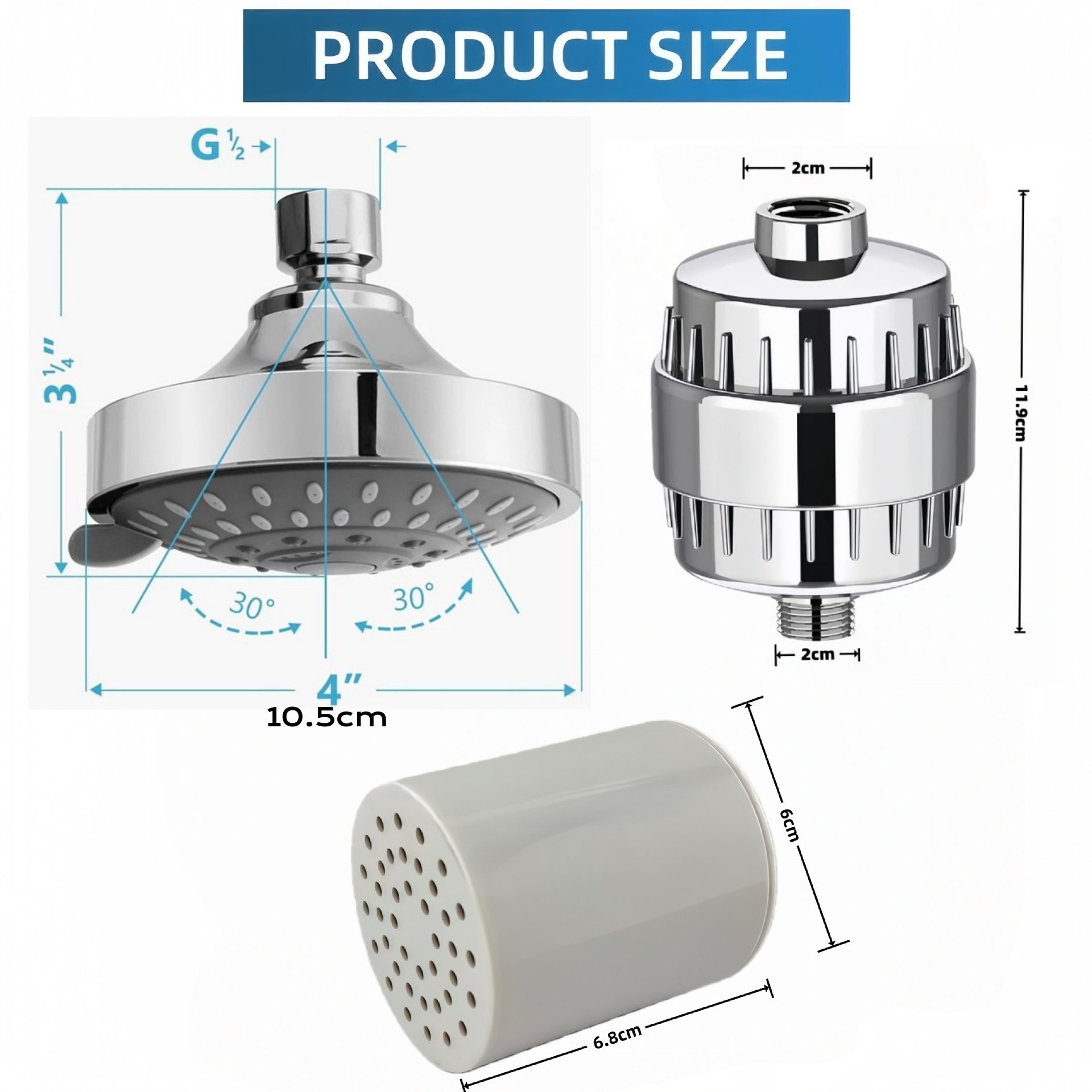 15/20/25/30 Layer Filter Stage - đánh giá và giá Shower Valve Cartridge