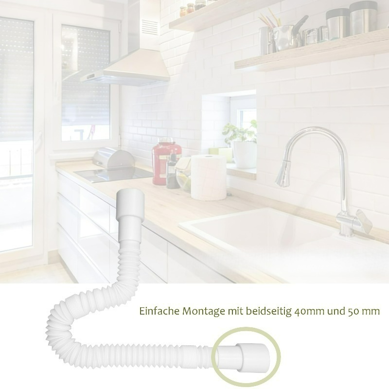 Flexible Drain Pipe for Kitche - đánh giá và giá Flexible Hose Braided