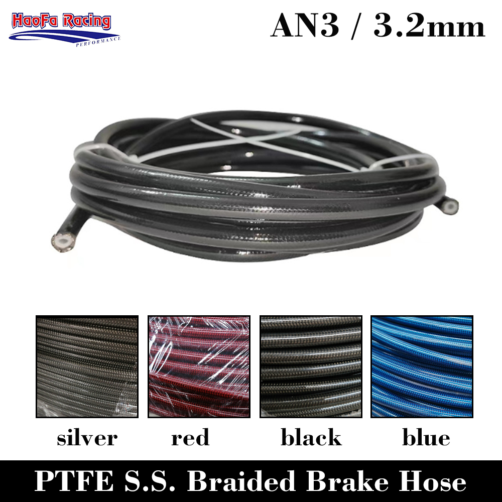 AN3 Motorcycle PTFE Brake Line - đánh giá và giá Flexible Hose Braided