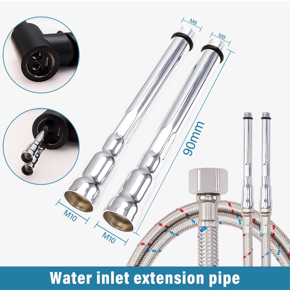 2PCS Flexible Plumbing Pipes G - đánh giá và giá Flexible Hose Braided