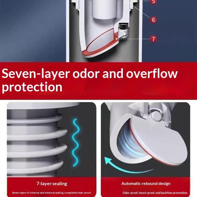 &Bathroom Sewer Seal Ring Anti - đánh giá và giá Drain Pipe Clip