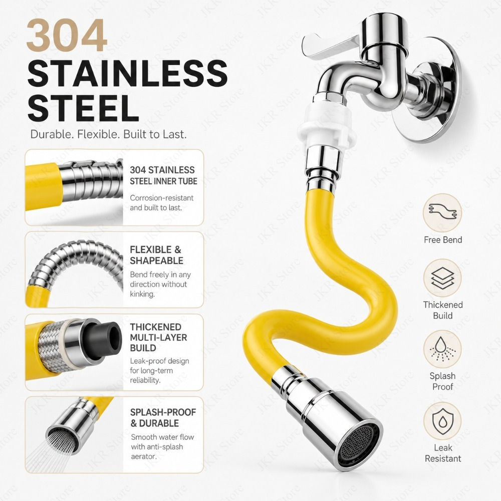 Adjustable Stainless Steel Fau - đánh giá và giá Flexible Hose Braided