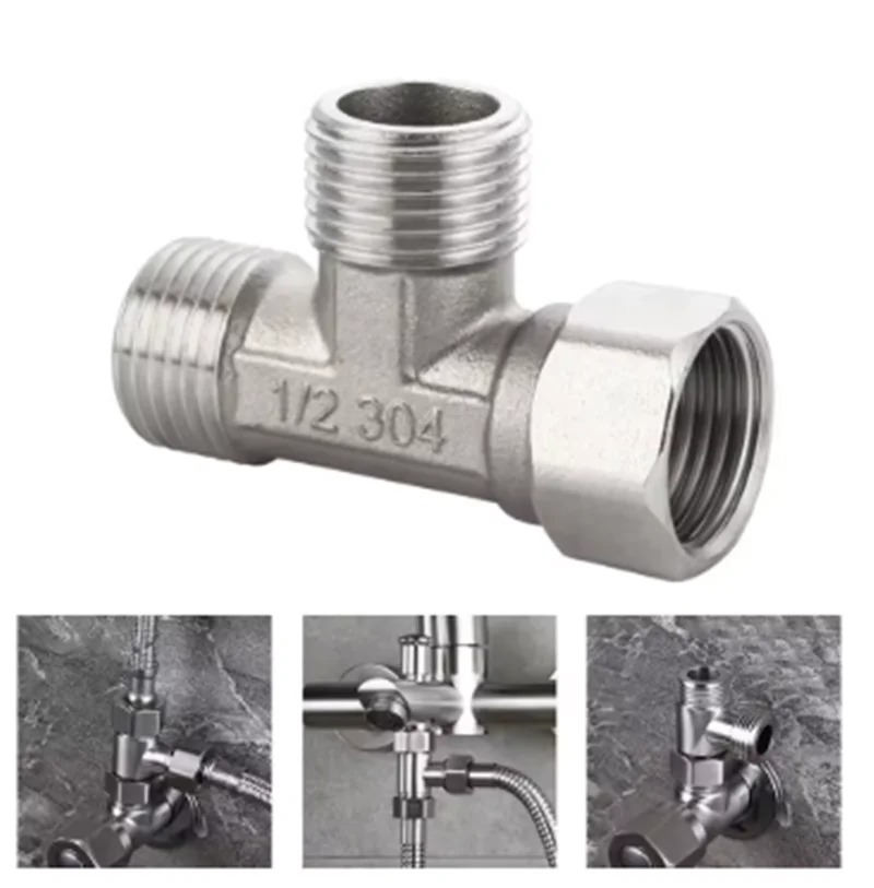Stainless Steel T Adapter G1/  - đánh giá và giá Shower Valve Cartridge