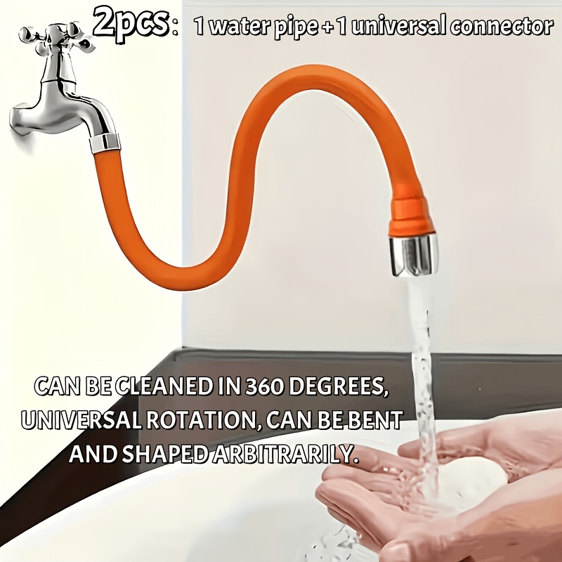 2-in-1 Foldable Faucet Extende - đánh giá và giá Flexible Hose Braided