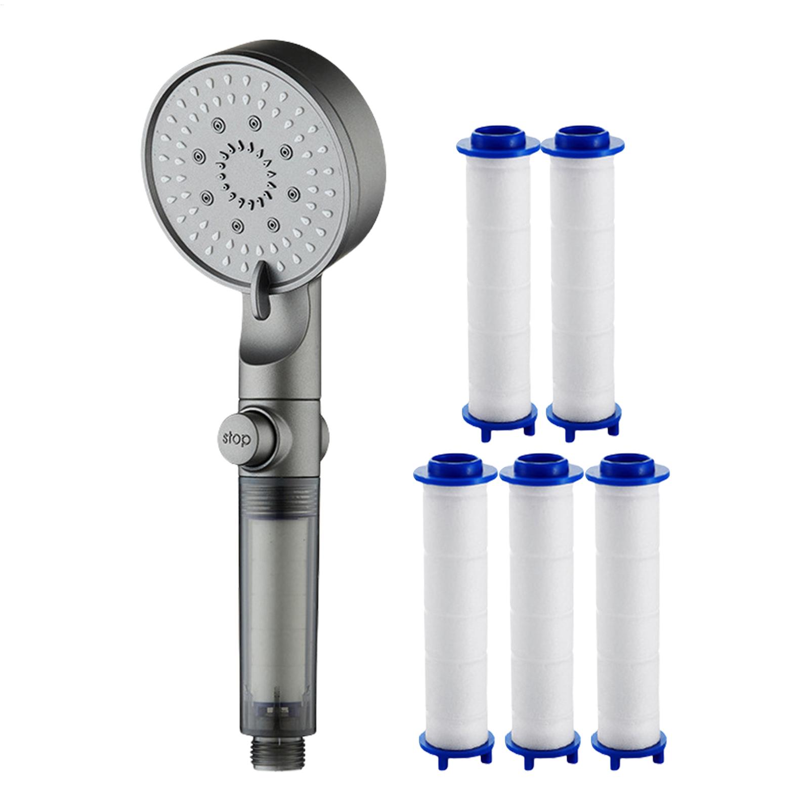 New Shower Head 5 Modes Filter - đánh giá và giá Silicone Tap Washer