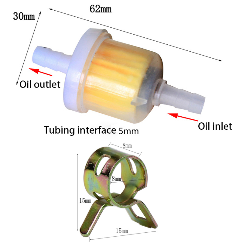 1Set Fuel Petrol Inline Hose P - đánh giá và giá Plastic Pipe Clip