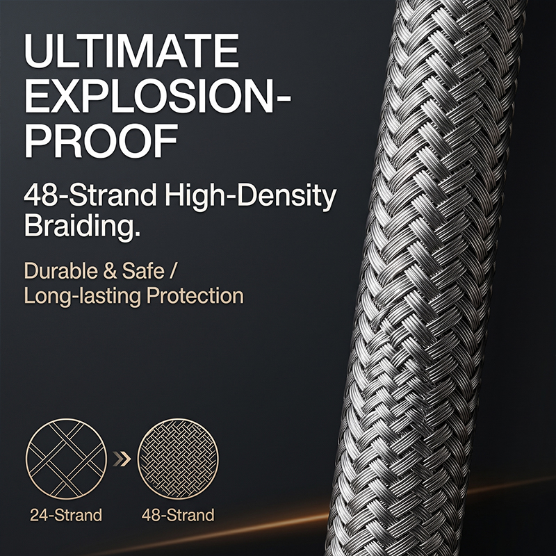 20mm Stainless Steel Braided F - đánh giá và giá Flexible Hose Braided